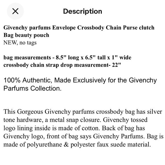 Givenchy Converted Envelope Clutch with Chain - Picture 6 of 7